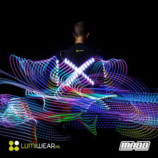 Single colored Light1 LED jacket size L
