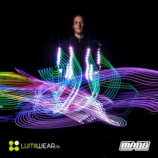 Single colored Light1 LED jacket size XL