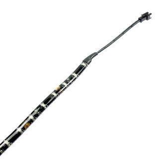20cm single colored LED strip with Scratch back and connector