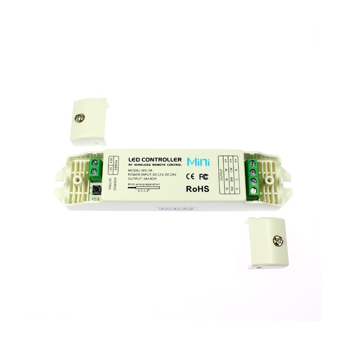 Radiofrequency RGB controller and remote control with buttons. Premium quality