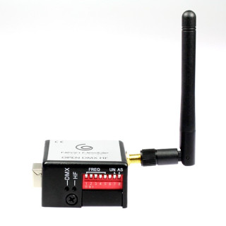 Wireless DMX transmitter with USB input