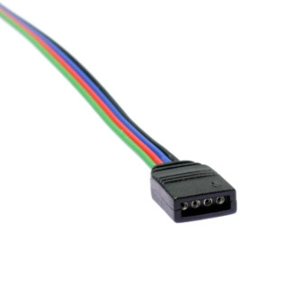 Female RGB connector for RGB controllers or wireless DMX receiver