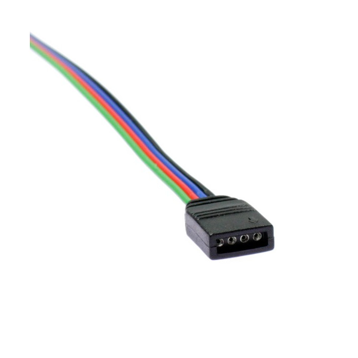 Female RGB connector for RGB controllers or wireless DMX receiver