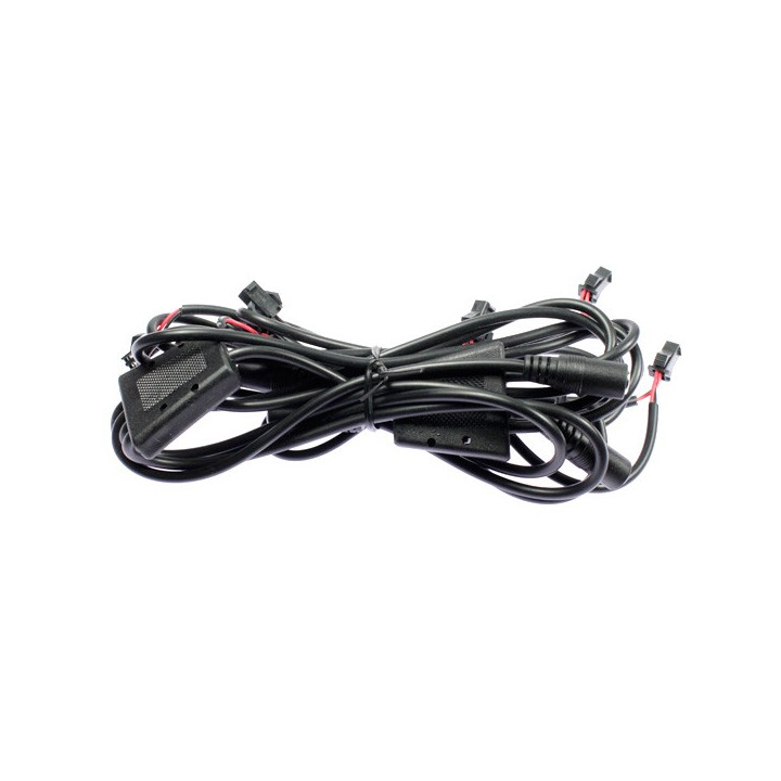Complete single colored electric wiring for Light1 luminous jacket