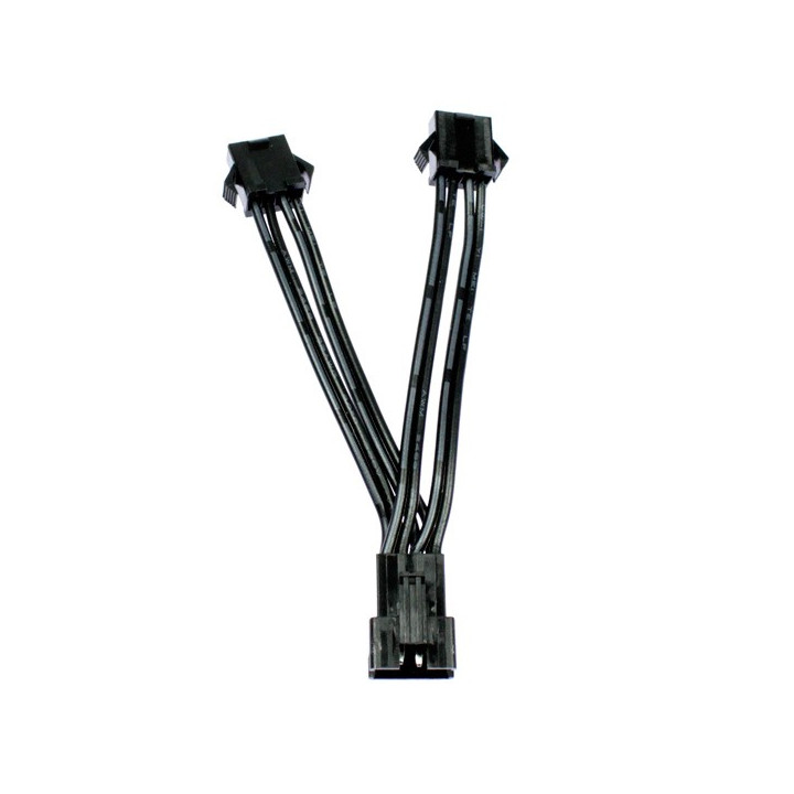 Two outputs connector for RGB LED tape