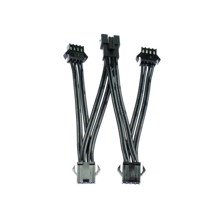 Four outputs connector for RGB LED tape